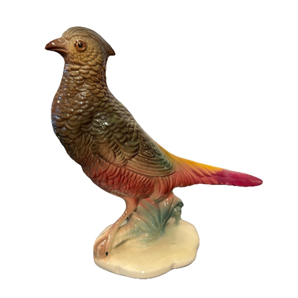Vtg MCM‎ HTF Brad Keeler Porcelain Bird Figure Handpainted American Pottery